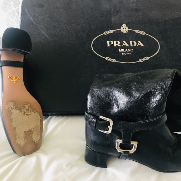 Prada Calzature Donna black boots - Picture 2 of 3
